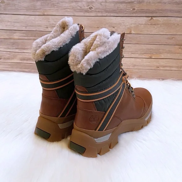 Timberland Women’s Jenness Falls Waterproof Insulated Boots In Medium Brown - Picture 3 of 7